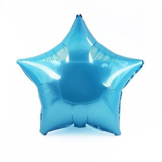 Ballon étoile bleu mylar
