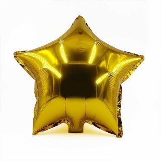 Ballon étoile or mylar