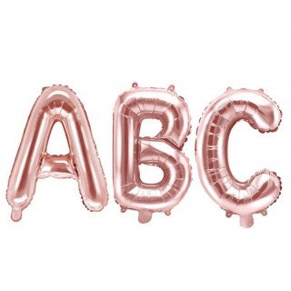 Ballon lettre rose gold  30cm