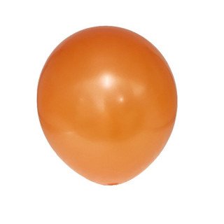 ballon orange nacré